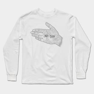 867 - 5309 Hand Long Sleeve T-Shirt